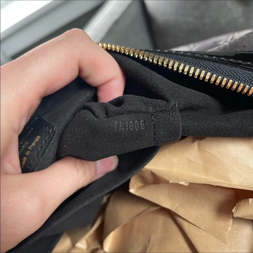 Louis Vuitton Dark Brown and Black Satchel - Picture 10 of 12